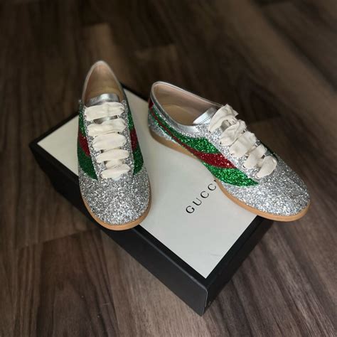 gucci falacer glitter replica|gucci shoes counterfeit.